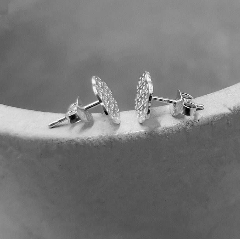 Flower of Life mini-oorbellen - 925 sterling zilver