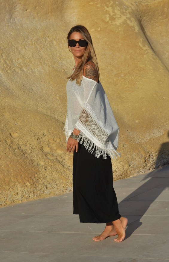 Kanten Boho Top