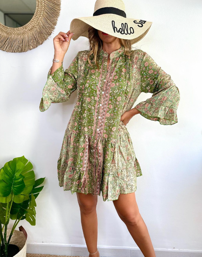 Isabella Korte  Boho jurk