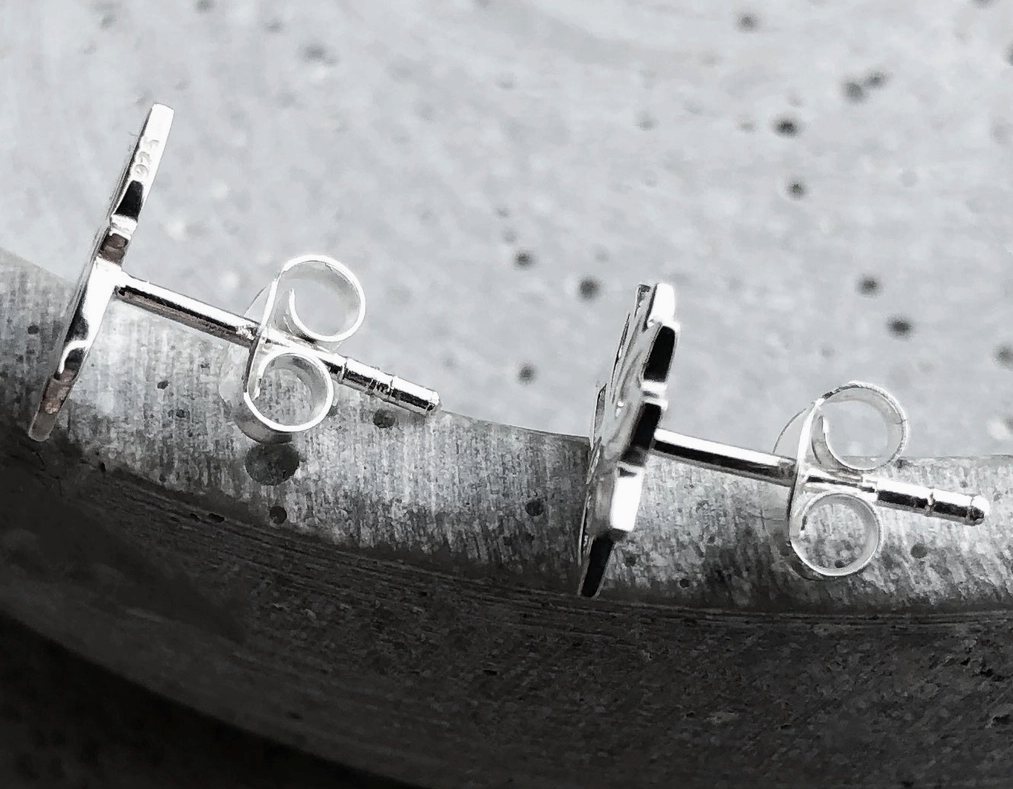 Mini 925 sterling zilveren Lotus oorknopjes