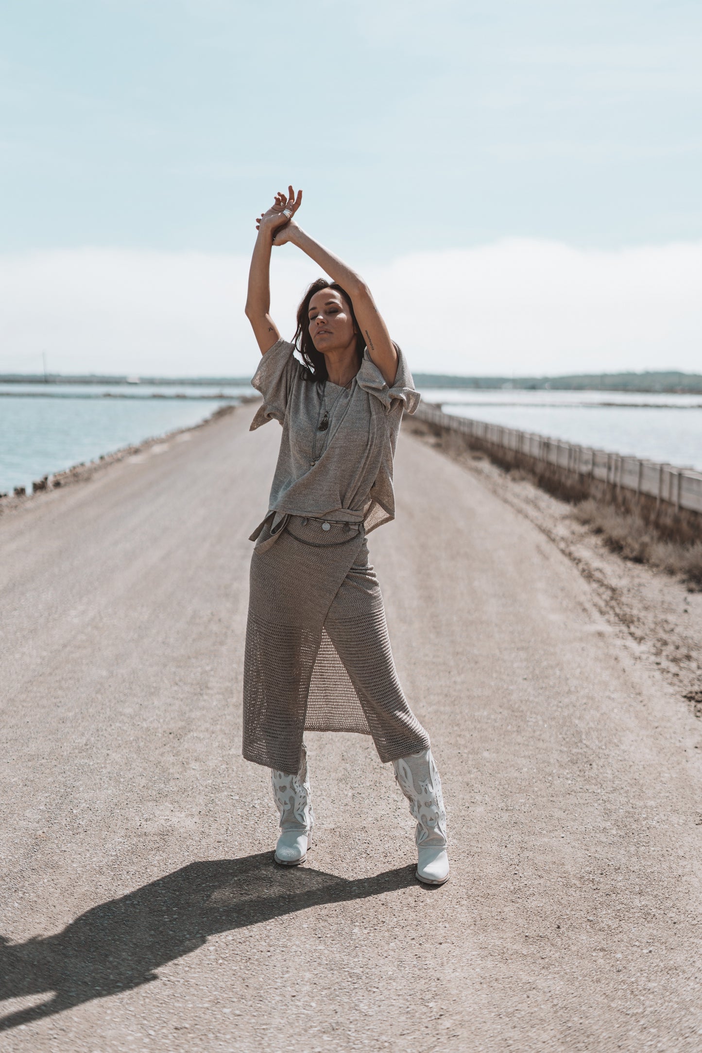 Nicky Boxy Top Taupe