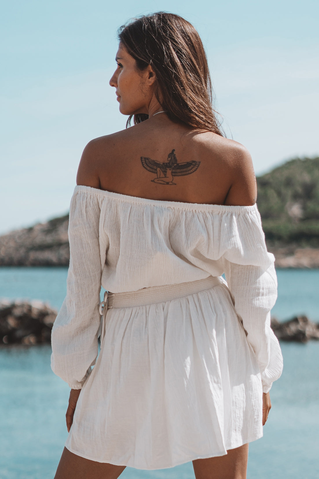 Noel Cotton Top Off White