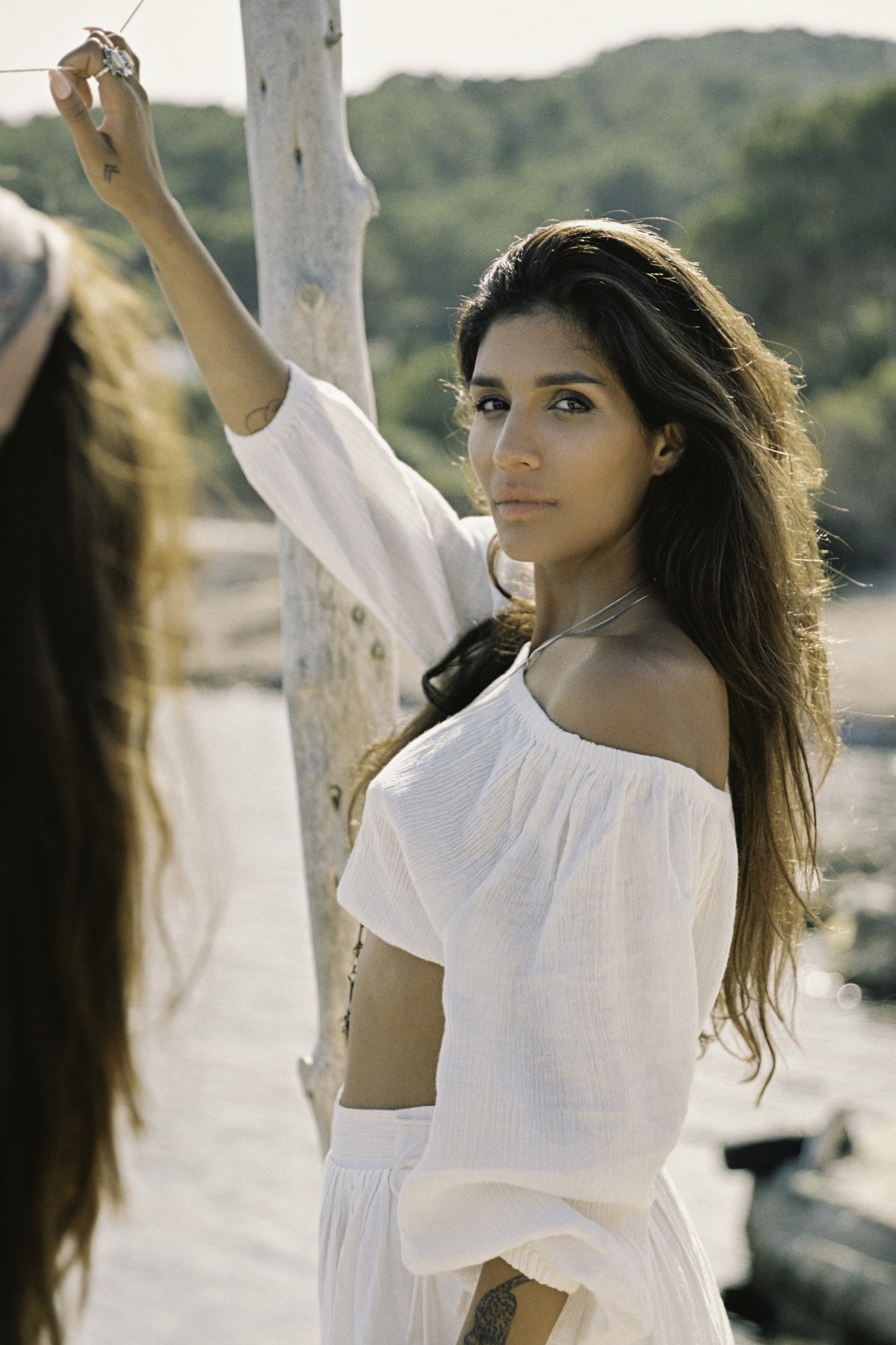 Noel Cotton Top Off White